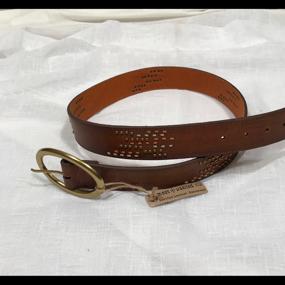 Most Wanted USA Leather Belt - Picture 1 of 2